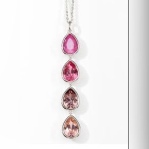 Retired Touchstone Crystal In Bloom pendant